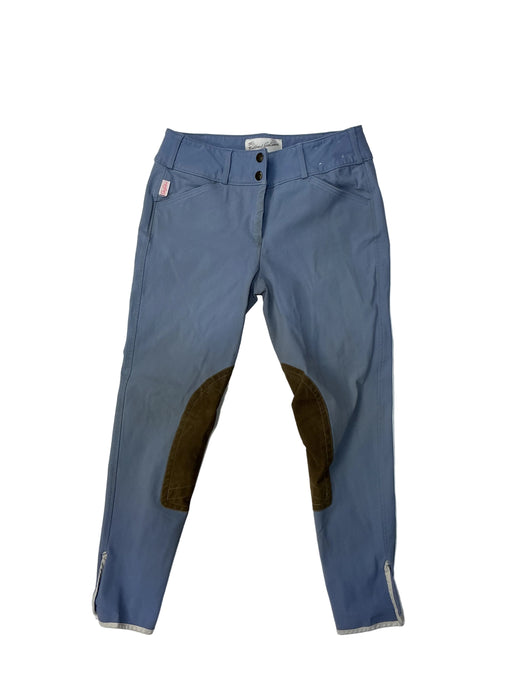 CNT 3140XX Tailored Sportsman Knee Patch Breeches Light Blue 28