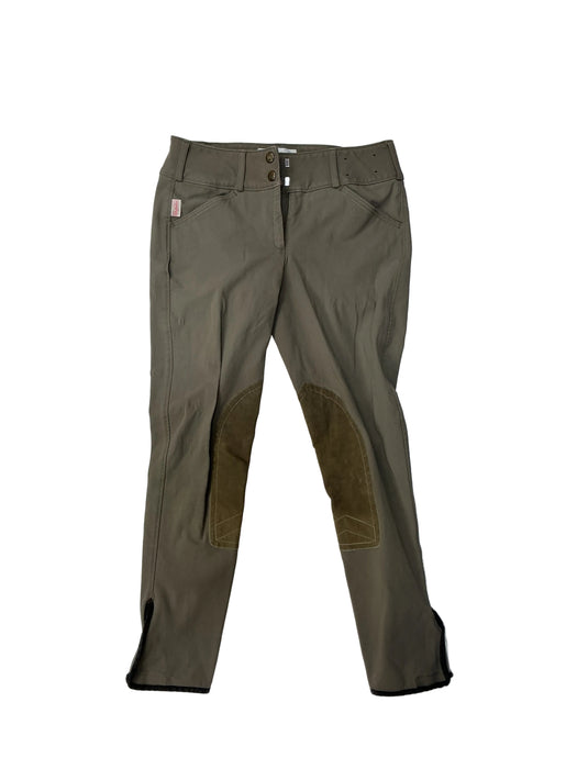 CNT 3140VV Tailored Sportsman Knee Patch Breeches Grey 26