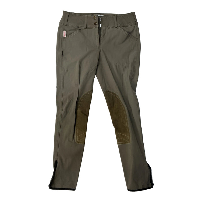 CNT 3140VV Tailored Sportsman Knee Patch Breeches Grey 26