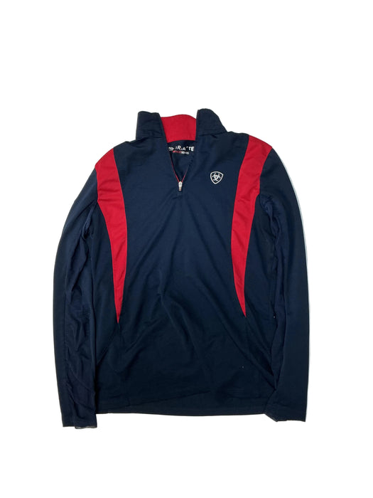 CNT 3140CCC Ariat Tek Heat Series Long Sleeve Red/Navy Medium
