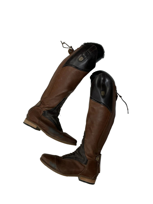 CNT 3140HHH Mountain Horse Sovereign Tall Boots Brown 39 (8) Short/Reg