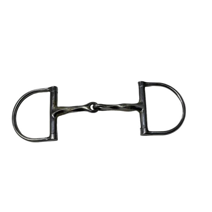 CNT 3032R D-Ring Slow Twisted Single Jointed Snaffle 5.5"