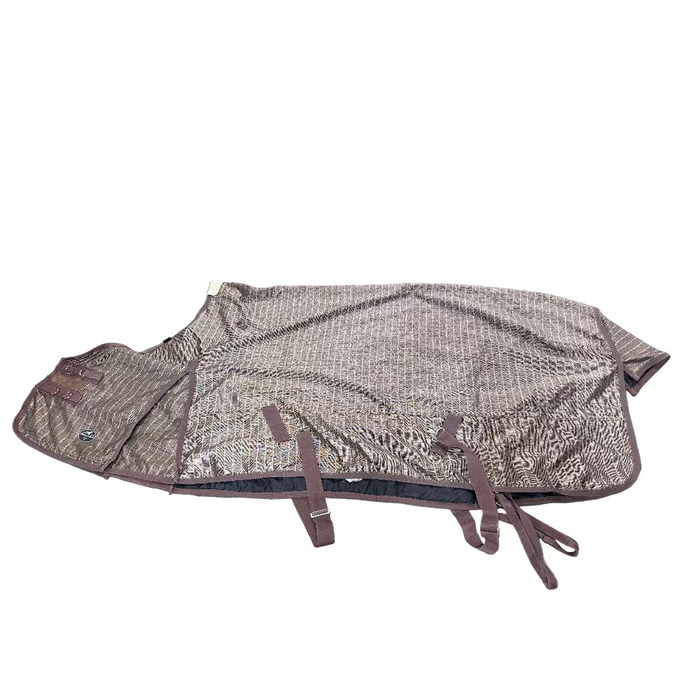 CNT 3032A Professional Choice Blanket Brown Plaid Light Sheet approx. 80