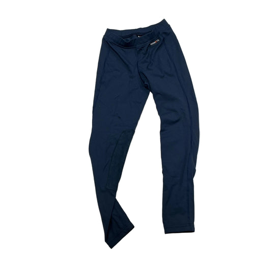 CNT 3204K Kerrits Knee Patch Tights Navy Kids Medium