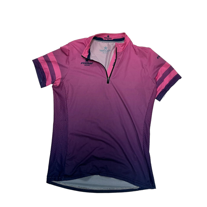 CNT 3227A Finstar Short Sleeve Pink/Purple XS