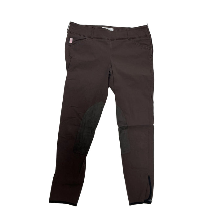 CNT 3226G Tailored Sportsman Knee Patch Breeches Brownstone 32R