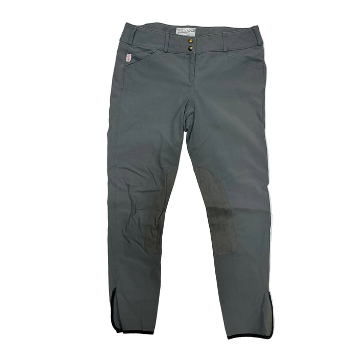 CNT 3226D Tailored Sportsman Knee Patch Breeches Smoke Pearl 32R
