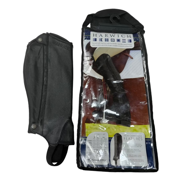 CNT 3042J SmartPak Harwich Half Chaps Black Medium/Wide