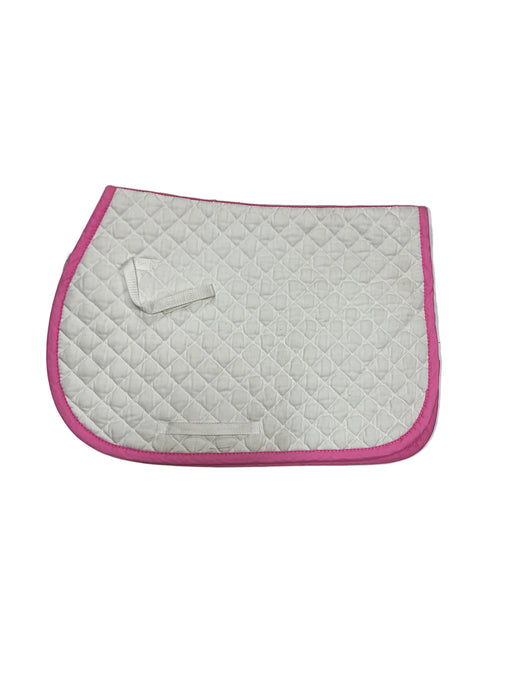 CNT 3167T Dover Saddlery Saddle Pad Pink/White Approx. Full