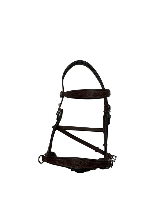 CNT 3222C Leather Side Pull Brown Pony