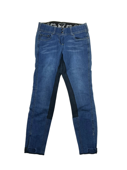 CNT 3231C Goode Rider Full Seat Denim Breeches Blue 28L