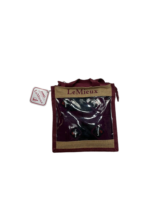 CNT 3232D LeMieux Fleece Polo Wraps Plum Large (new)