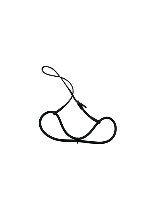 CNT 3233M Nunn Finer Rubber Figure Eight Noseband Black/Brown