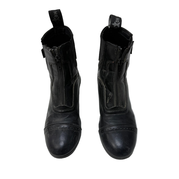 CNT 3045A Saxon Paddock Boots Black 4