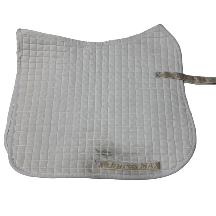CNT 3048A Bucas Dressage Saddle Pad White
