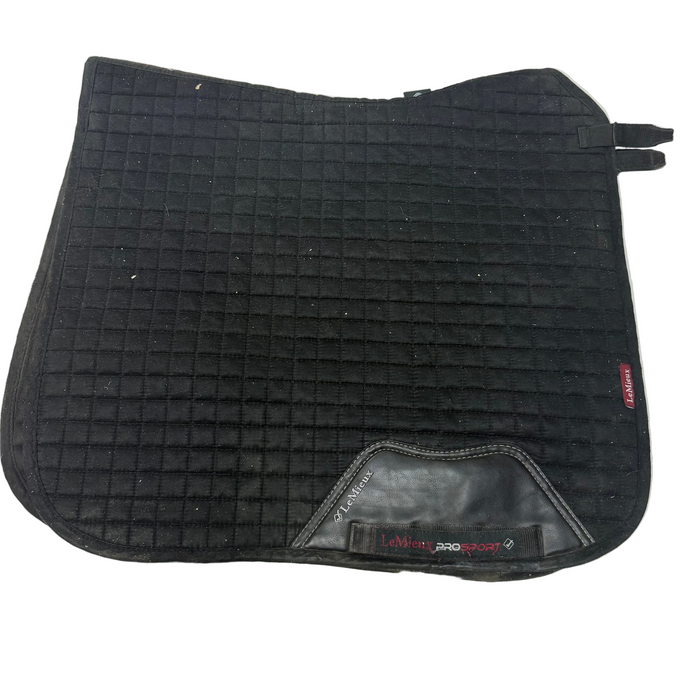 CNT 3049L Lemieux Suede Dressage Pad Black