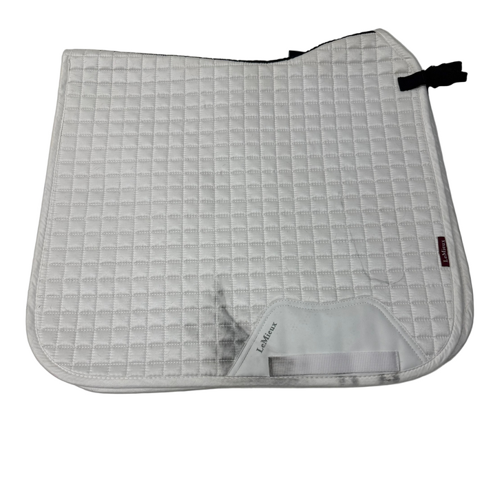 CNT 3049K Lemieux Suede Dressage Pad White