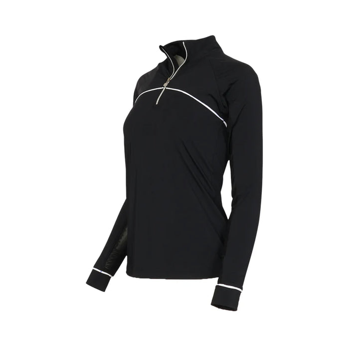 Dapplebay Lady 1/4 Zip Long Sleeve Riding Top