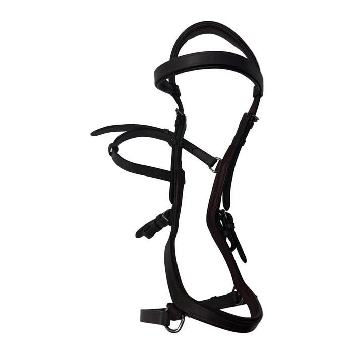 CNT 3051E Rambo Micklem Bridle Brown Full
