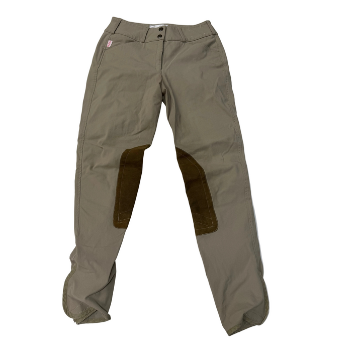 CNT 3053B Tailored Sportsman Knee Patch Breeches Tan 28