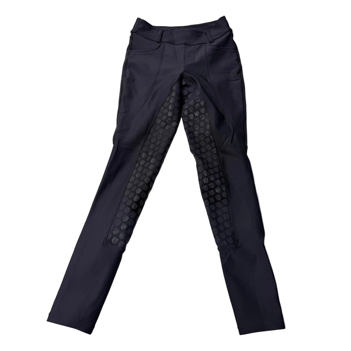 CNT 3053D Maya Delorez Silicone Full Seat Breeches Grey Large