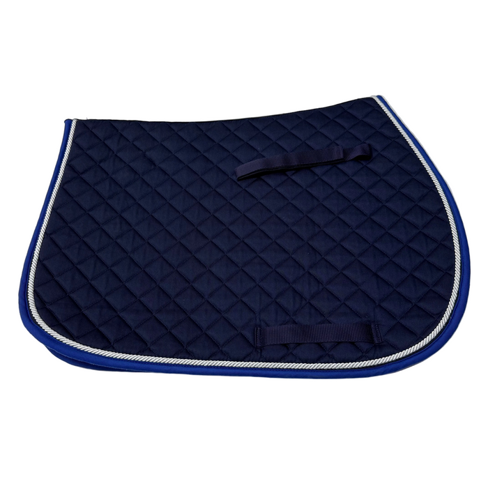 CNT 3053I TuffRider Saddle Pad Navy/Blue/White