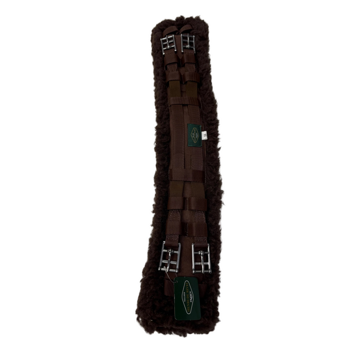 CNT 3056A Hehride De Rivel Fleeced Lined Girth Brown 22"