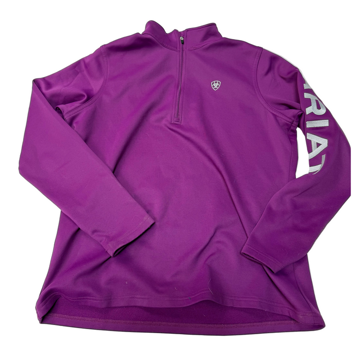 CNT 3061B Ariat Tek1/4 Zip Jacket Purple Large