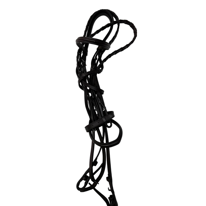 CNT 3066C Camelot Bridle Brown with Reins Brown Cob