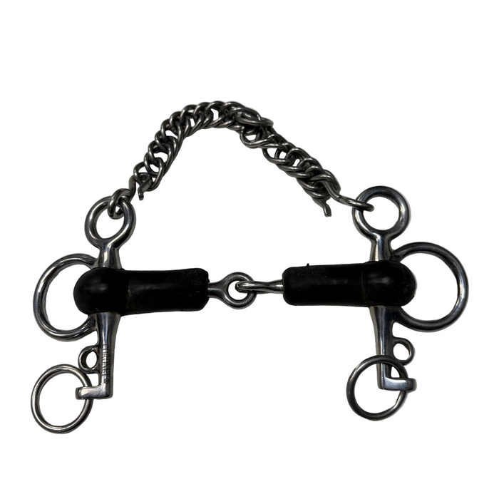 CNT 3067D Coronet Single Jointed Pelham Rubber 5"