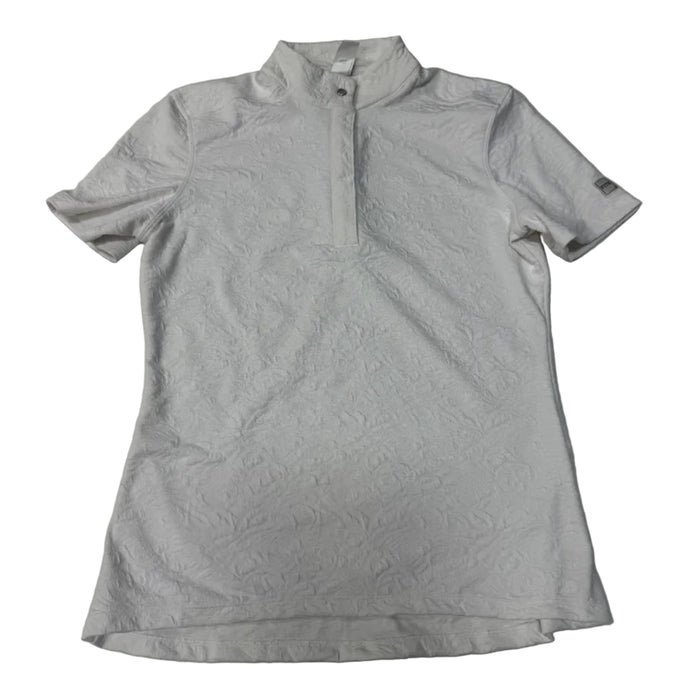 CNT 3075E FITS Short Sleeve Show Shirt White Large