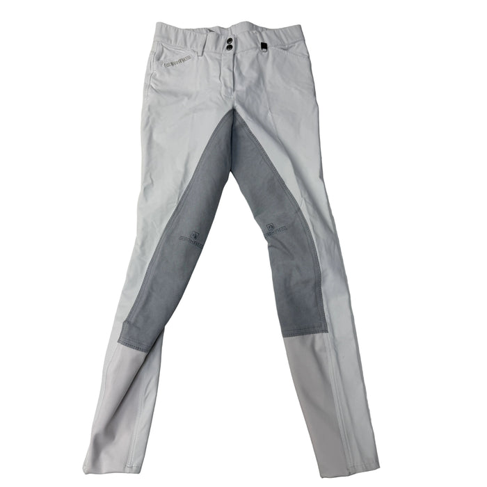 CNT 3075F Romfh Full Seat Breeches White/Grey 28L