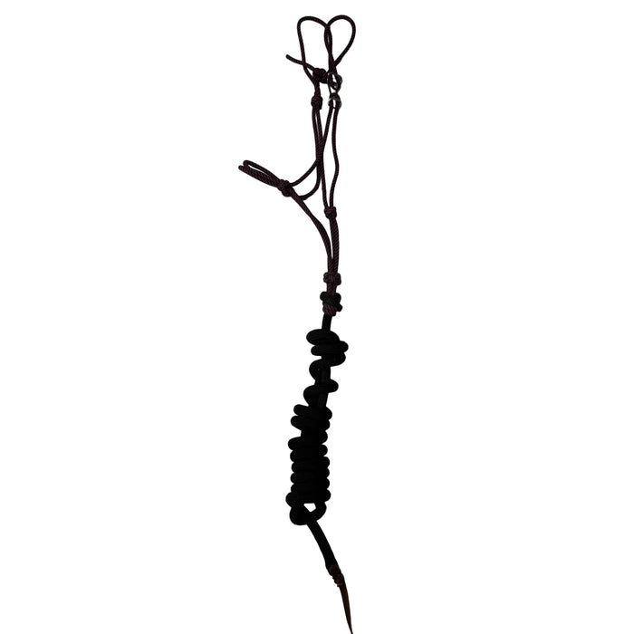 CNT 3074ZZ Rope Halter w/Lead Line Purple/Black approx. Full