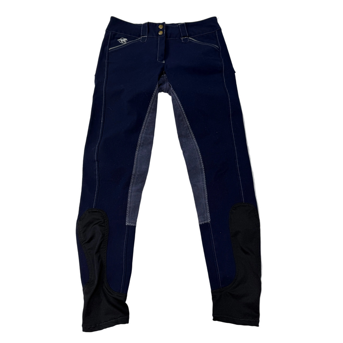 CNT 3082A SmartPak Full Seat Breeches Navy 26L
