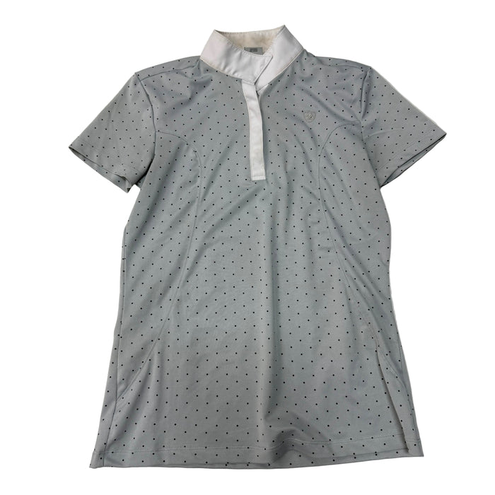 CNT 3071E Ariat Short Sleeve Shirt Light Green/Polka Dots Small