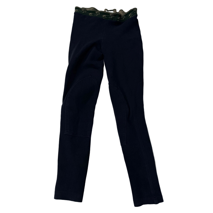 CNT 3079B TuffRider Knee Patch Breeches Navy 14