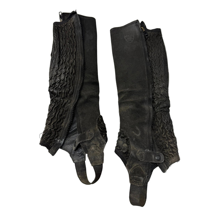 CNT 3048NN Ariat Half Chaps Black Medium Tall