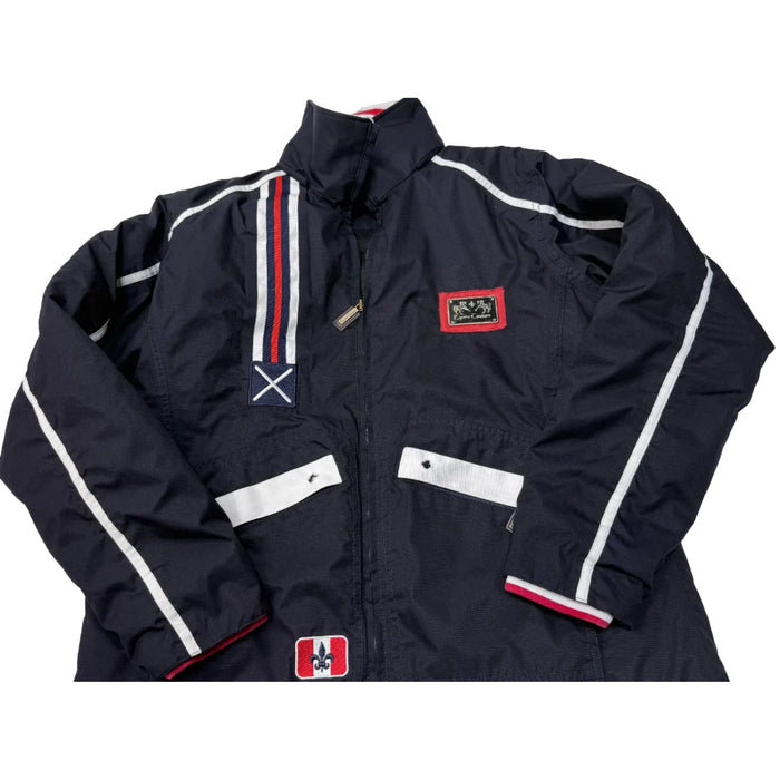 CNT 3048JJ Equine Couture Jacket Navy/Red/White Large