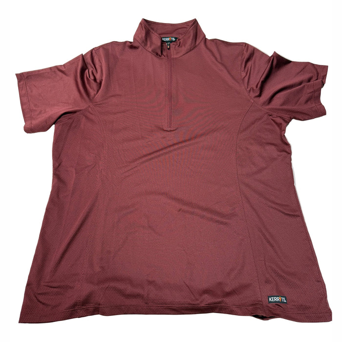 CNT 3048DD Kerrits Short Sleeve Shirt Maroon XL