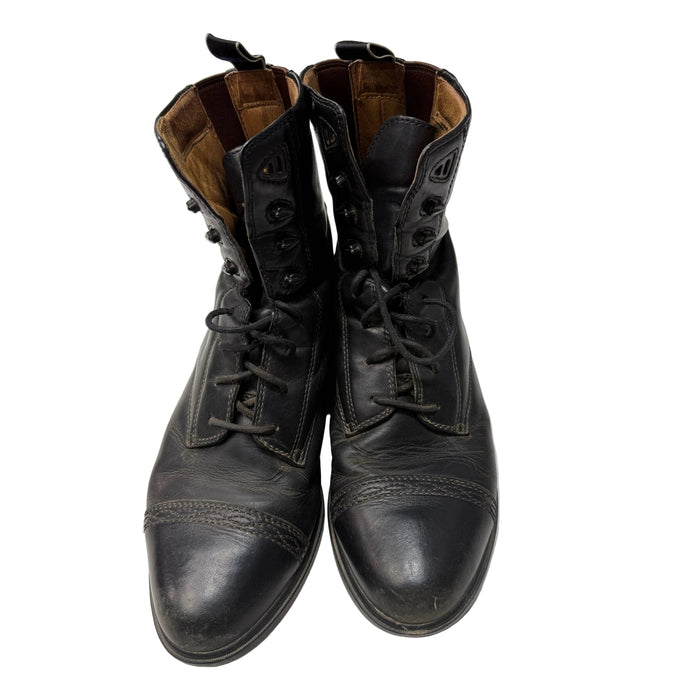 CNT 3048W Ariat Lace Up Paddock Boots Black 9.5