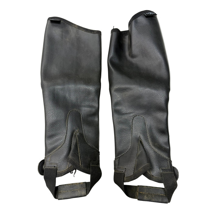 CNT 3085F Saxon Half Chaps Black Small