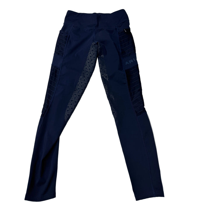 CNT 3085E Ariat Silicone Full Seat Tights Navy Small