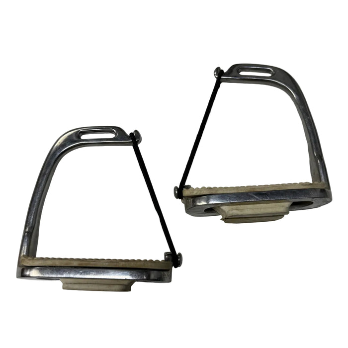 CNT 3091D Coronet Peacock Stirrup Irons 4.5"