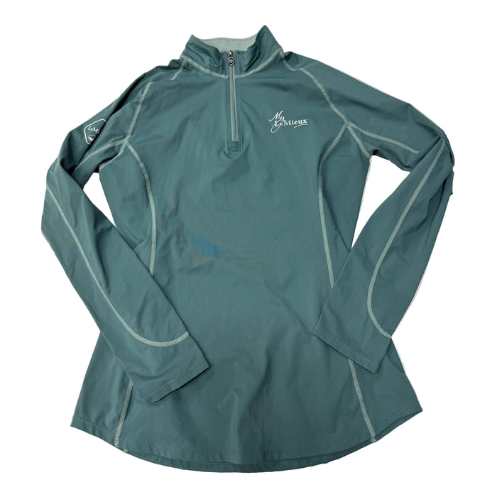 CNT 3089B LeMieux Long Sleeve Shirt Teal Medium