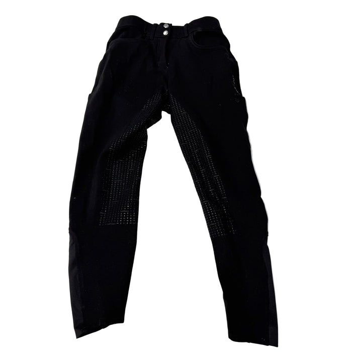 CNT 3090G LeMieux Silicone Full Seat Breeches Black 6