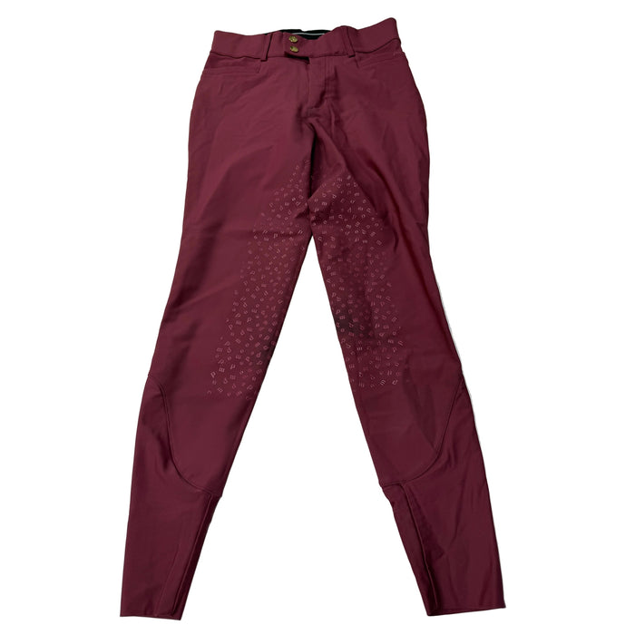 CNT 3090H Pomme Silicone Full Seat Breeches Wine Red approx. Small