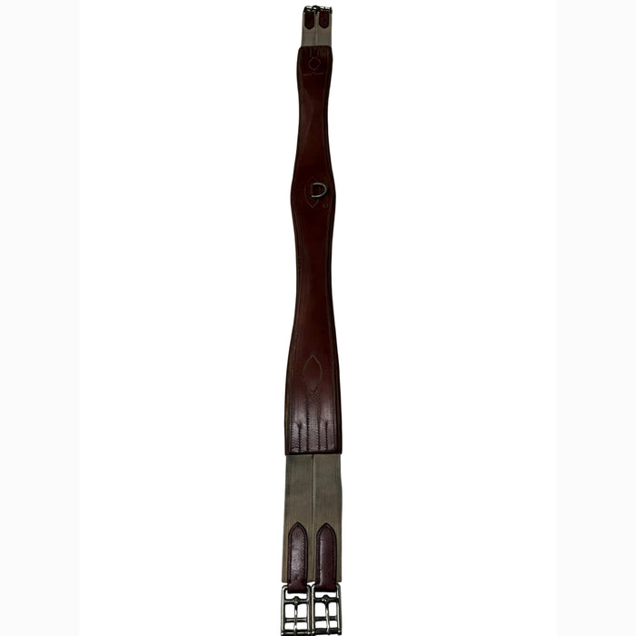 CNT 3093A Classic Equine Leather Girth Brown 54"