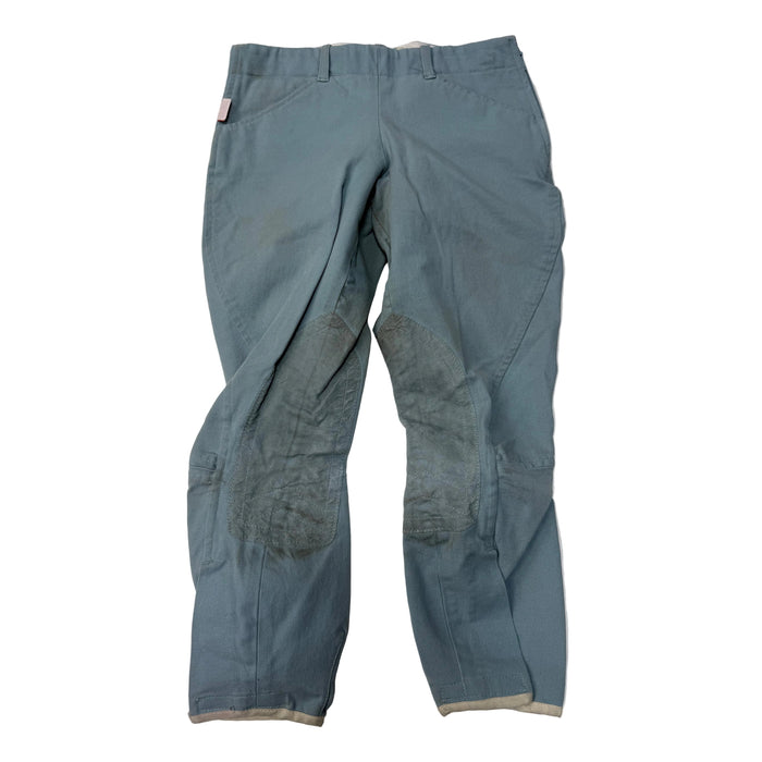 CNT 3093L Tailored Sportsman Knee Patch Breeches Blue 12