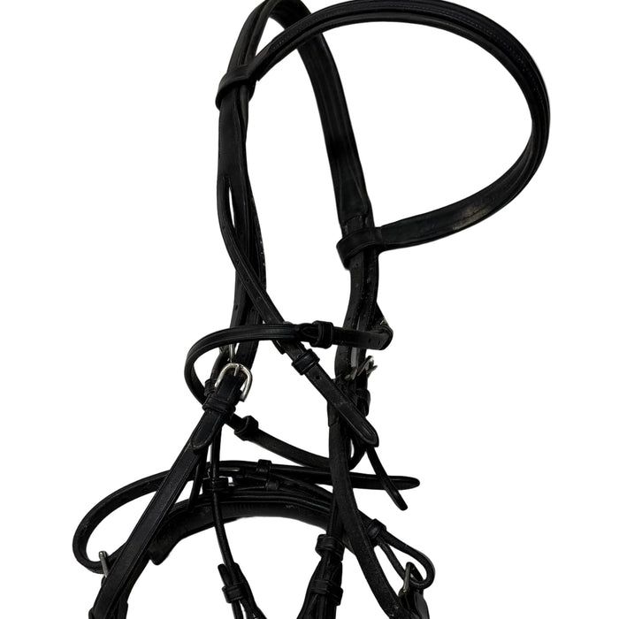 CNT 3092E Vespucci Bridle Black/Green Piping approx. Full