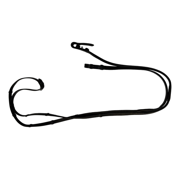 CNT 3092F Leather Reins Black